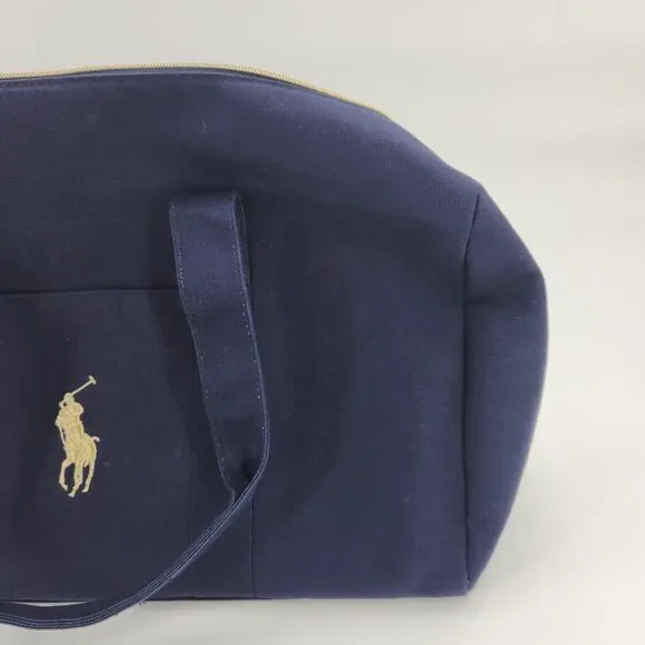 Ralph Lauren Polo Fragrance Medium Duffel Travel Bag in Polo Blue Color - Picture 8 of 9